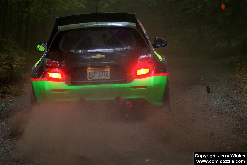 Pat Moro / Ole Holter Chevy Sonic LS on SS16, Mount Marquette.