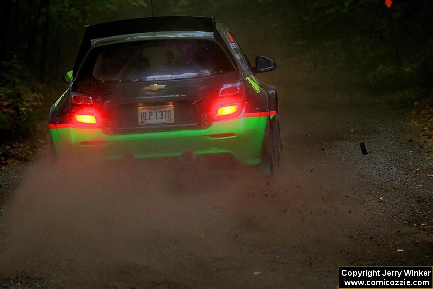 Pat Moro / Ole Holter Chevy Sonic LS on SS16, Mount Marquette.