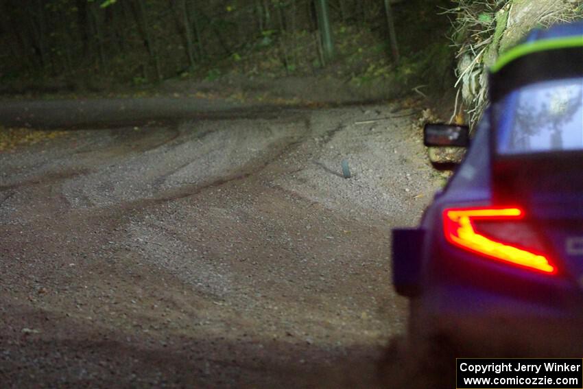 Travis Pastrana / Rhianon Gelsomino Subaru WRX ARA24 on SS16, Mount Marquette.