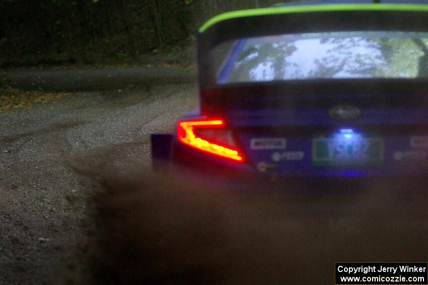 Travis Pastrana / Rhianon Gelsomino Subaru WRX ARA24 on SS16, Mount Marquette.