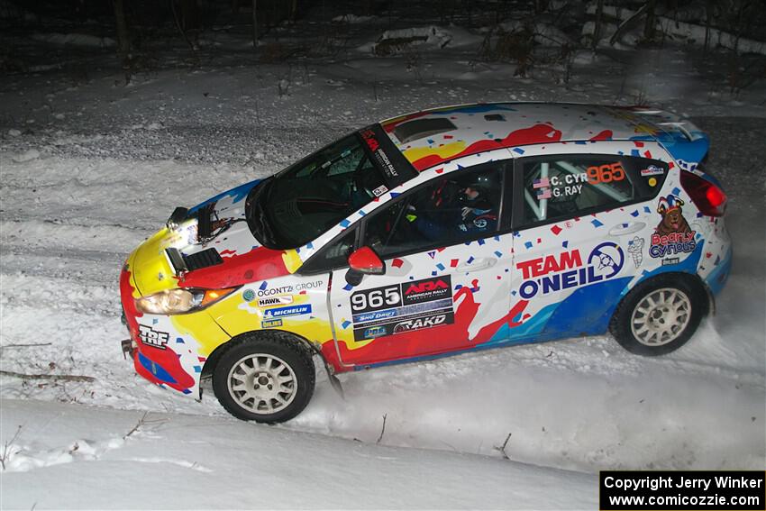 Chris Cyr / Glen Ray Ford Fiesta ST on SS1, Sage-Vondette.