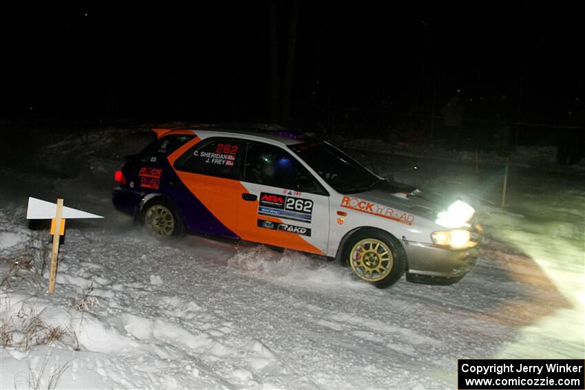 Camden Sheridan / Jeremy Frey Subaru Impreza Outback Sport on SS4, Orchard-Shoreline.