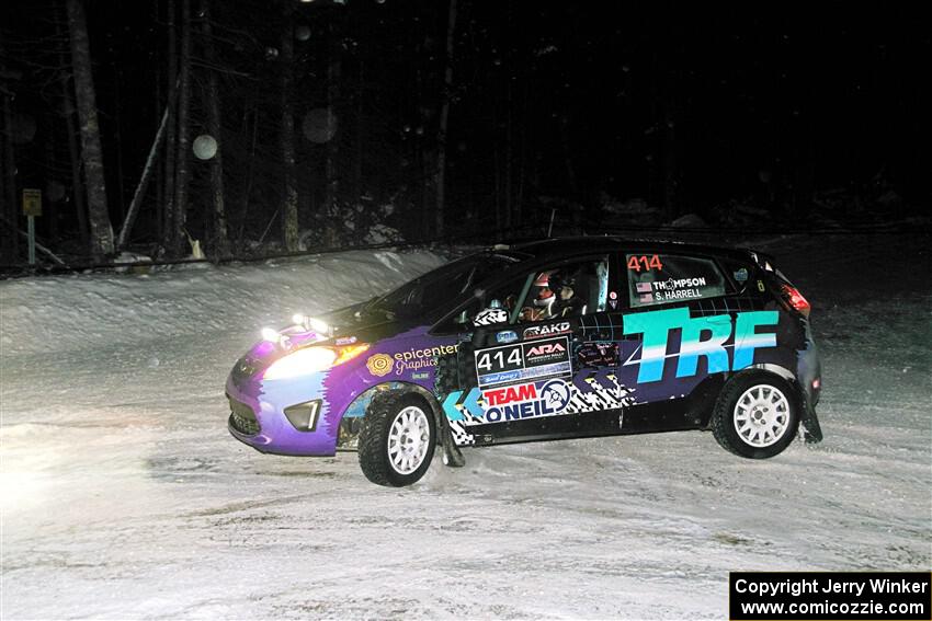 Imogen Thompson / Steve Harrell Ford Fiesta on SS7, Agren-Hunters II.