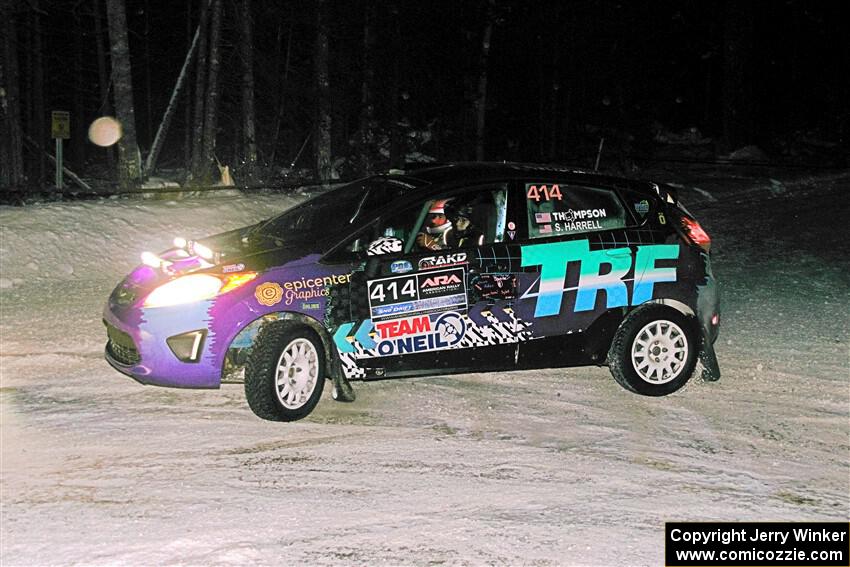 Imogen Thompson / Steve Harrell Ford Fiesta on SS7, Agren-Hunters II.