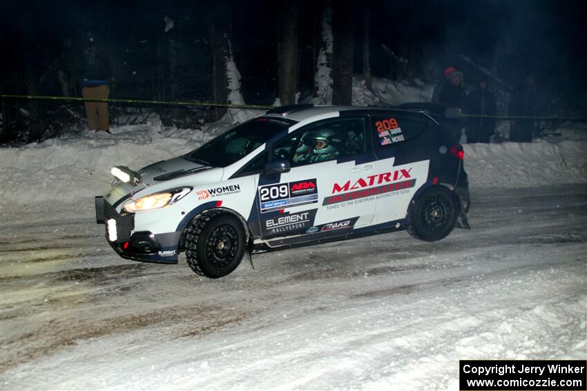 Madelyn Tabor / Sophia McKee Ford Fiesta Rally3 on SS7, Agren-Hunters II.