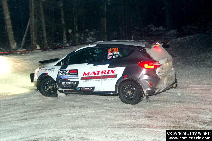 Madelyn Tabor / Sophia McKee Ford Fiesta Rally3 on SS7, Agren-Hunters II.