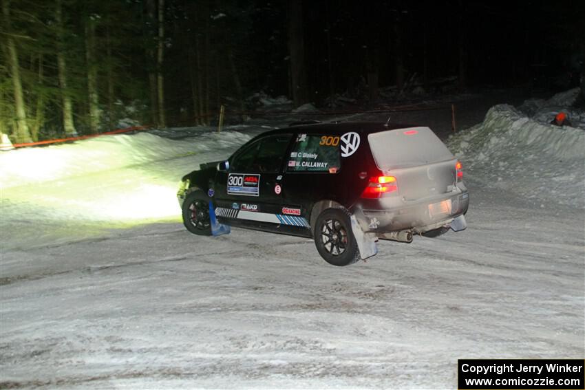 Chase Blakely / Mike Callaway VW GTI on SS7, Agren-Hunters II.