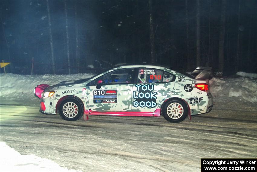 Brad Hayosh / Keegan Helwig Subaru WRX STi on SS7, Agren-Hunters II.