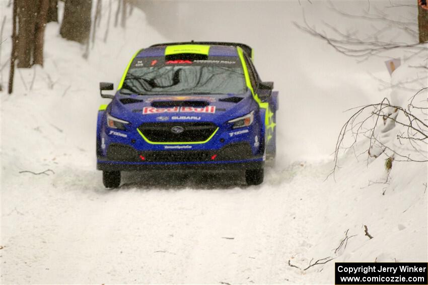 Brandon Semenuk / Keaton Williams Subaru WRX ARA25 on SS9, Old State-Huff I.