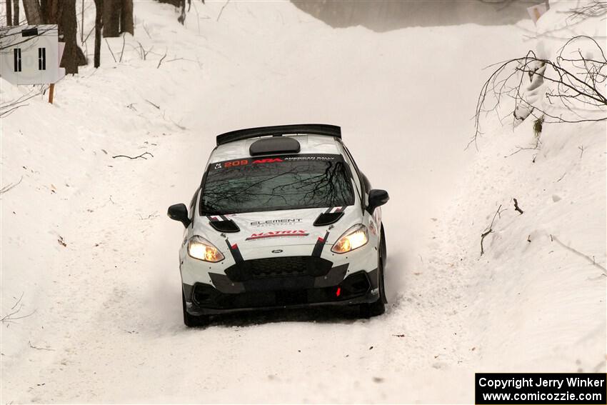Madelyn Tabor / Sophia McKee Ford Fiesta Rally3 on SS9, Old State-Huff I.