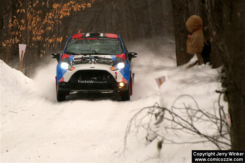 Mark Tabor / Kathryn Hansen Ford Fiesta ST on SS9, Old State-Huff I.