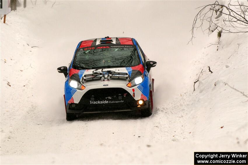 Mark Tabor / Kathryn Hansen Ford Fiesta ST on SS9, Old State-Huff I.