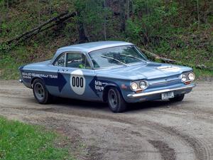 The '000' car, a Chevy Corvair, on SS2, Kabekona I.