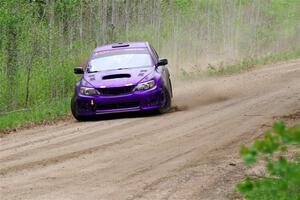 Silas Himes / Aleut Hatfield Subaru WRX STi on SS2, Kabekona I.