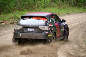 Silas Himes / Aleut Hatfield Subaru WRX STi on SS2, Kabekona I.