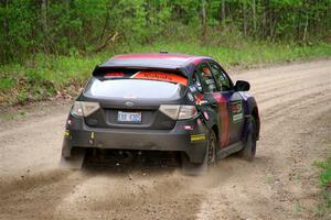 Silas Himes / Aleut Hatfield Subaru WRX STi on SS2, Kabekona I.