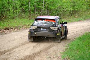 Silas Himes / Aleut Hatfield Subaru WRX STi on SS2, Kabekona I.