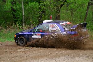 Dusty Peterke / Robert Judge Subaru Impreza on SS2, Kabekona I.