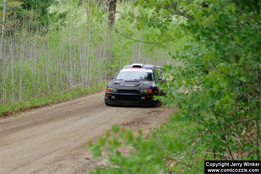 Dusty Peterke / Robert Judge Subaru Impreza on SS2, Kabekona I.