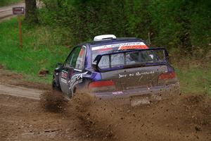 Dusty Peterke / Robert Judge Subaru Impreza on SS2, Kabekona I.