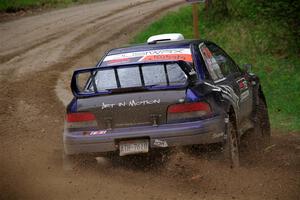 Dusty Peterke / Robert Judge Subaru Impreza on SS2, Kabekona I.