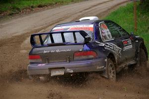 Dusty Peterke / Robert Judge Subaru Impreza on SS2, Kabekona I.