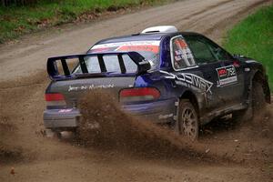 Dusty Peterke / Robert Judge Subaru Impreza on SS2, Kabekona I.