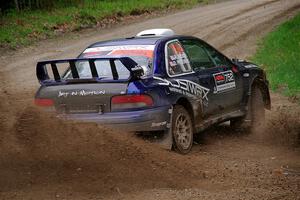 Dusty Peterke / Robert Judge Subaru Impreza on SS2, Kabekona I.