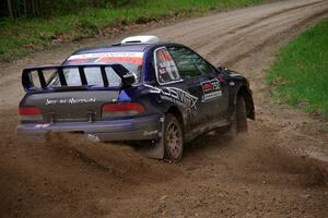 Dusty Peterke / Robert Judge Subaru Impreza on SS2, Kabekona I.
