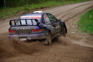 Dusty Peterke / Robert Judge Subaru Impreza on SS2, Kabekona I.