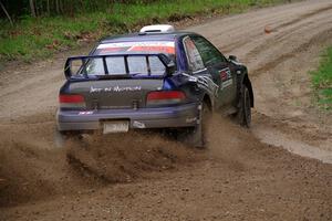 Dusty Peterke / Robert Judge Subaru Impreza on SS2, Kabekona I.