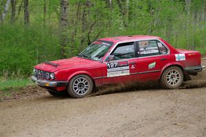 Levi Johnson / Lars Anderson BMW 325e on SS2, Kabekona I.