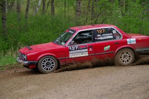 Levi Johnson / Lars Anderson BMW 325e on SS2, Kabekona I.