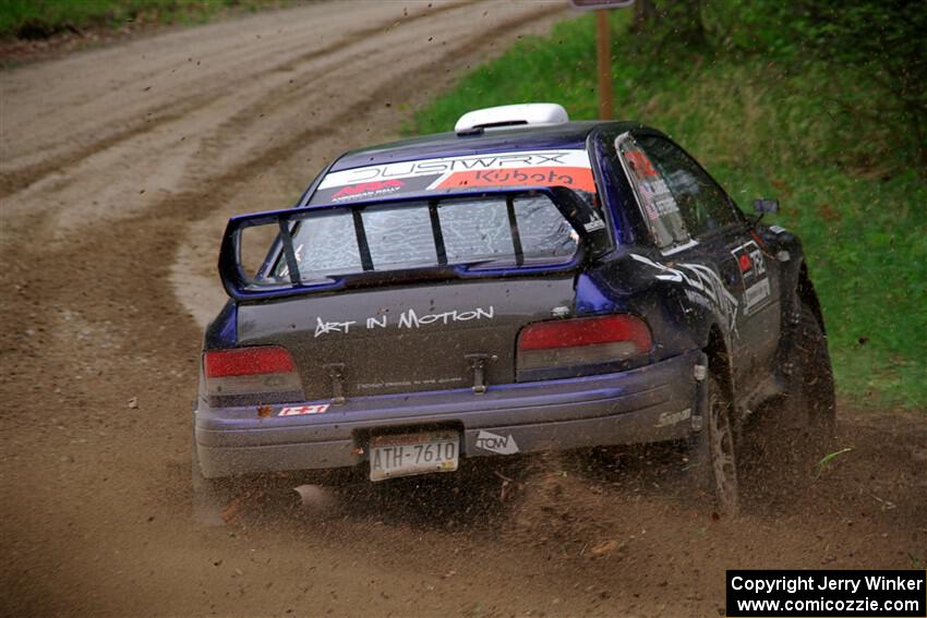 Dusty Peterke / Robert Judge Subaru Impreza on SS2, Kabekona I.