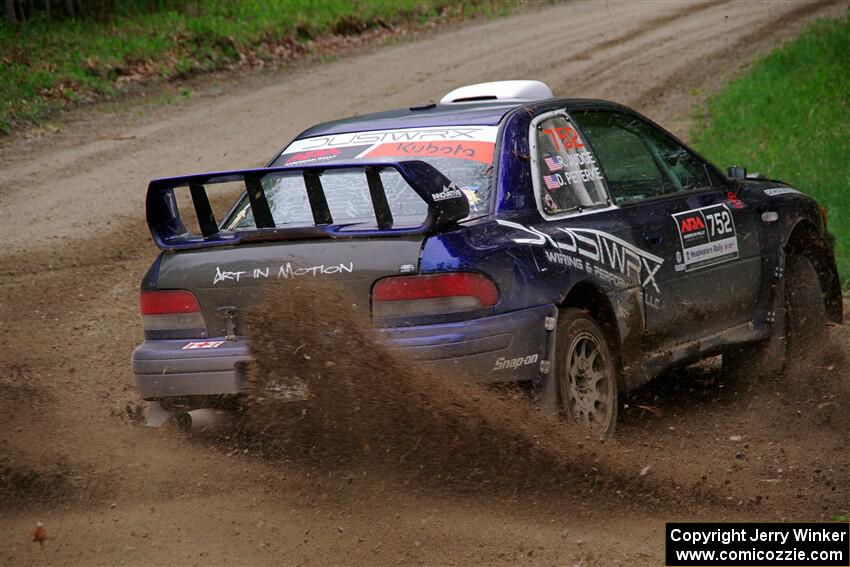 Dusty Peterke / Robert Judge Subaru Impreza on SS2, Kabekona I.