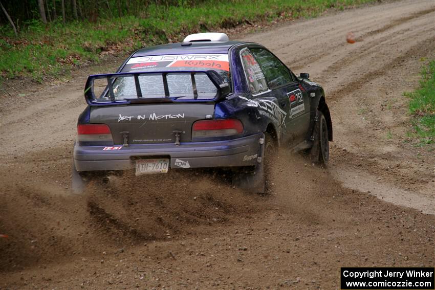 Dusty Peterke / Robert Judge Subaru Impreza on SS2, Kabekona I.