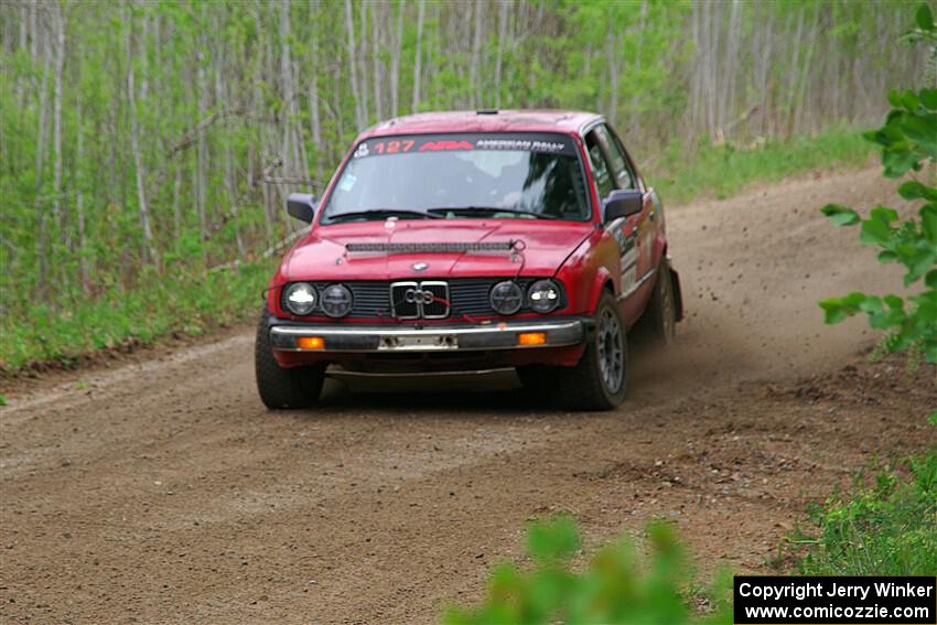 Levi Johnson / Lars Anderson BMW 325e on SS2, Kabekona I.