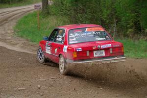 Levi Johnson / Lars Anderson BMW 325e on SS2, Kabekona I.