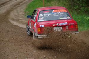 Levi Johnson / Lars Anderson BMW 325e on SS2, Kabekona I.