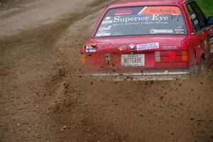 Levi Johnson / Lars Anderson BMW 325e on SS2, Kabekona I.