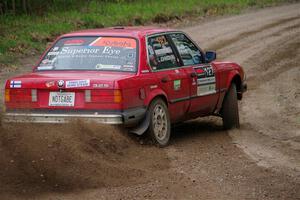 Levi Johnson / Lars Anderson BMW 325e on SS2, Kabekona I.