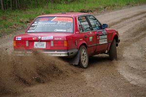 Levi Johnson / Lars Anderson BMW 325e on SS2, Kabekona I.