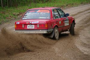 Levi Johnson / Lars Anderson BMW 325e on SS2, Kabekona I.