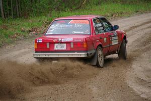 Levi Johnson / Lars Anderson BMW 325e on SS2, Kabekona I.