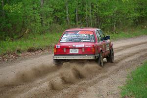 Levi Johnson / Lars Anderson BMW 325e on SS2, Kabekona I.