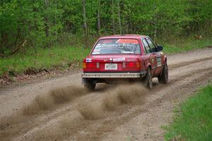 Levi Johnson / Lars Anderson BMW 325e on SS2, Kabekona I.