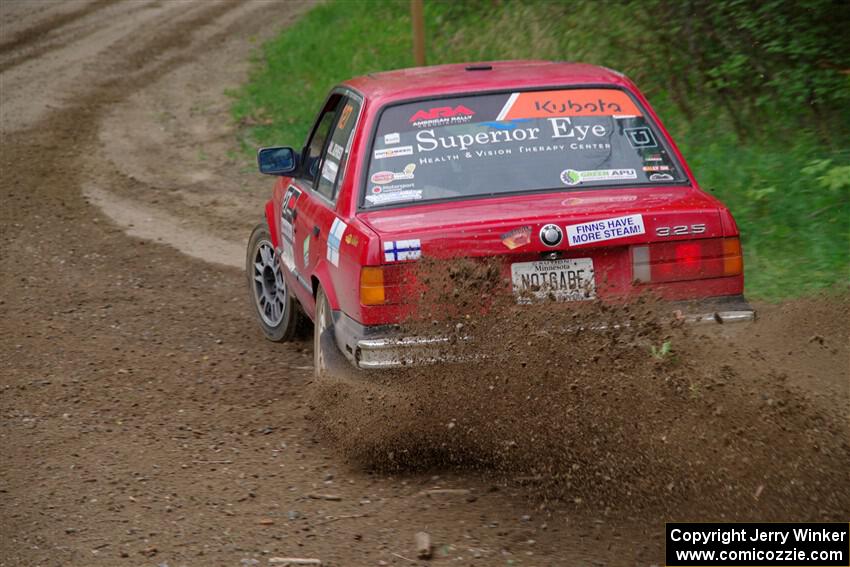 Levi Johnson / Lars Anderson BMW 325e on SS2, Kabekona I.