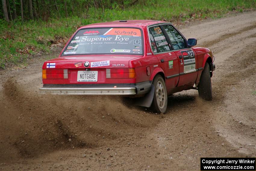 Levi Johnson / Lars Anderson BMW 325e on SS2, Kabekona I.