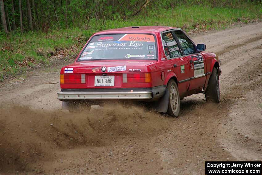Levi Johnson / Lars Anderson BMW 325e on SS2, Kabekona I.
