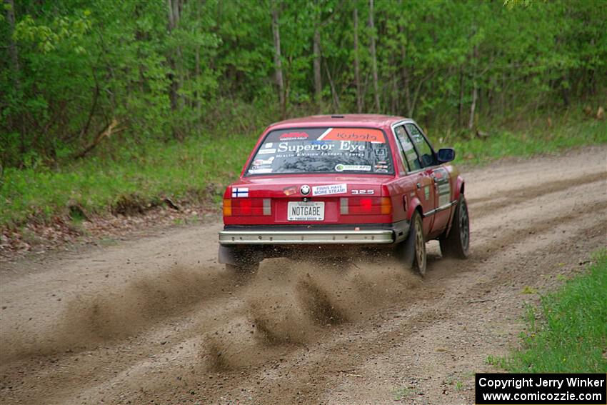 Levi Johnson / Lars Anderson BMW 325e on SS2, Kabekona I.